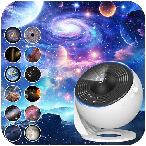 Galaxy Projector for Bedroom: HD Star Light, 360° Rotating