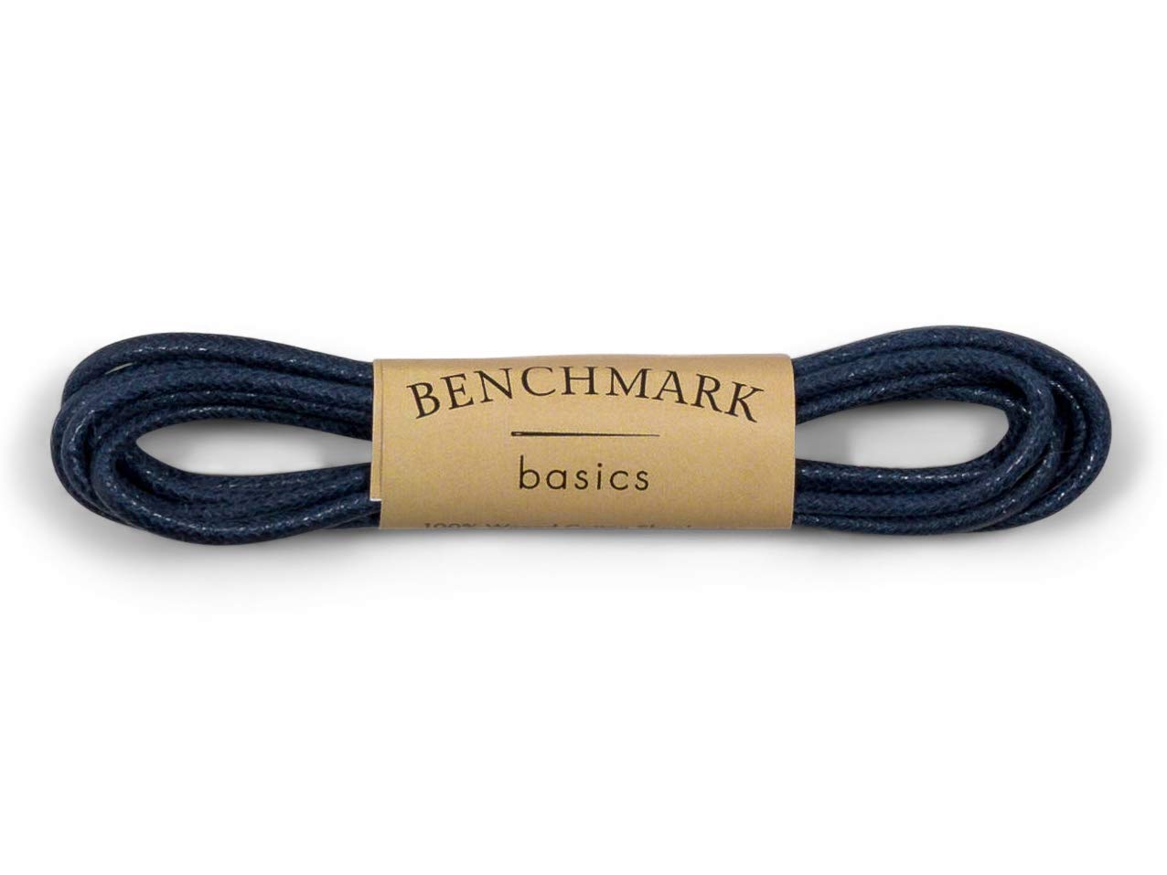 Benchmark BasicsRound Waxed Cotton Shoe Laces - 2mm (5/64”) Width - 27”, 30”, 33”, 36” & 39" - Available in 18 Colors
