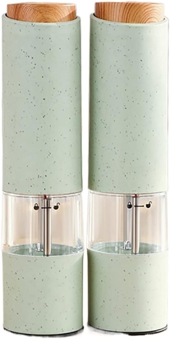 Salt and pepper grinder set, Electric Salt Set with Holder Automatic Spice Herb Mill Adjustable Coarseness Core Mills Pepper or Grinder(B,1 PCS)