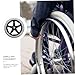 Ipetboom Wheel Replacements for Wheelchairs High-Strength Front Wheel Accessories Easy Assembly