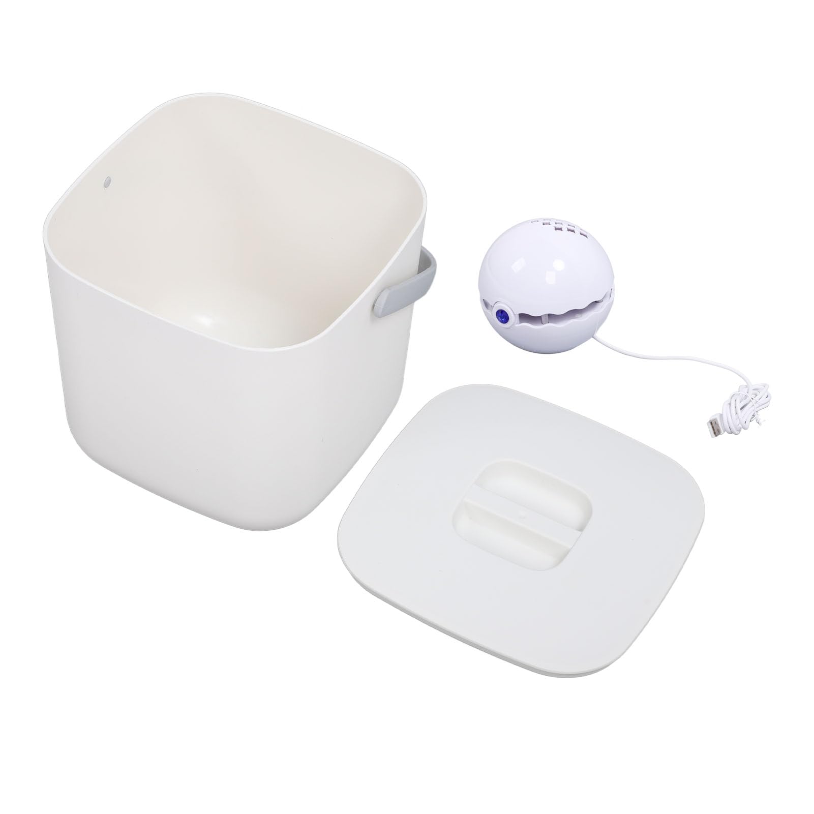 Lavastoviglie Portatile con Mini Lavandino, Lavastoviglie Piccola Lavastoviglie Efficiente per Domestica con modalità Interattiva (Secchio bianco)