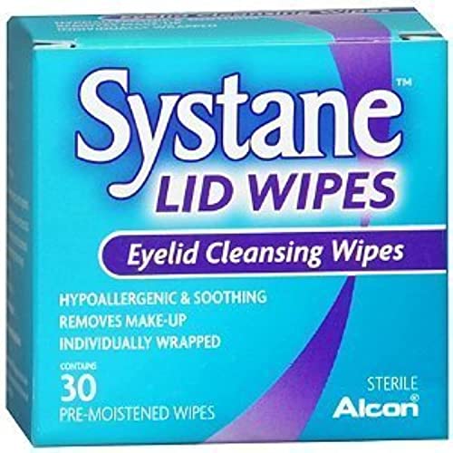 Systane Toallitas limpiadoras de párpados, 30 unidades