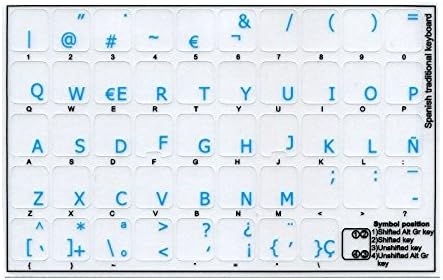 Hindi Transparent Keyboard Stickers With ORANGE Letters - Suitable for ANY Keyboard