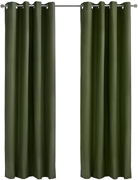 Thermalogic Alpine Blackout Grommet Curtain Panel 52 x 95 in Olive
