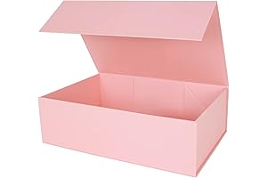 Delicate Pink Collapsible Gift Box: A Captivating Storage Solution