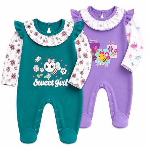 Image of EIO 100% Cotton Rompers Sleepsuits Jumpsuit Night Suits for Infants Newborn Baby Boys & Girls