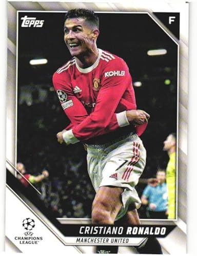 CRISTIANO RONALDO 2021-22 Topps UEFA Champions League Soccer #100 Card Manchester United Portugal
