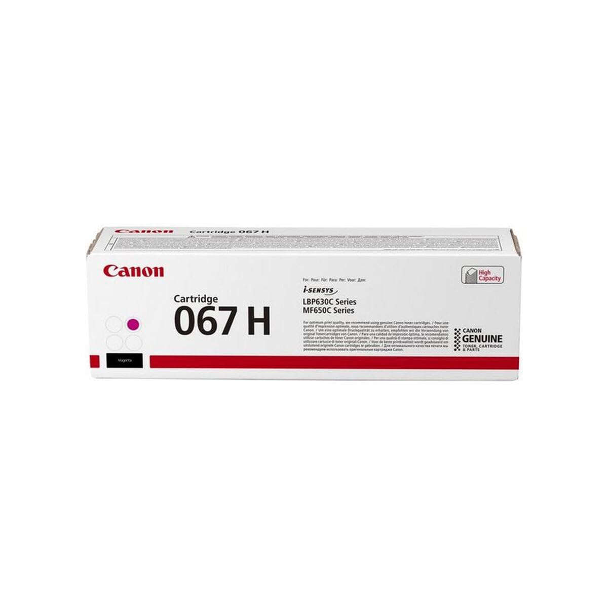 Canon 067H Cartuccia Toner 1 Pz Originale Magenta (Cartridge 067 H M - )-image