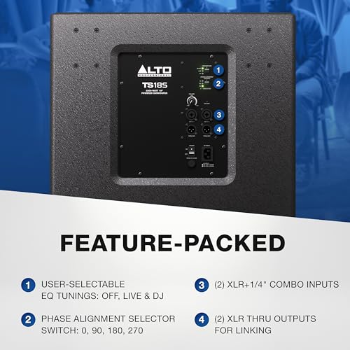 Image of ALTO TS18S 2500W 18 inch Powered PA Subwoofer