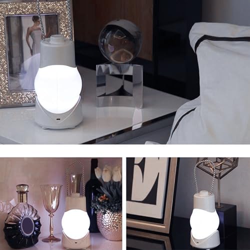 Lámpara de noche portátil con luz blanca y dimmer USB miniatura 4