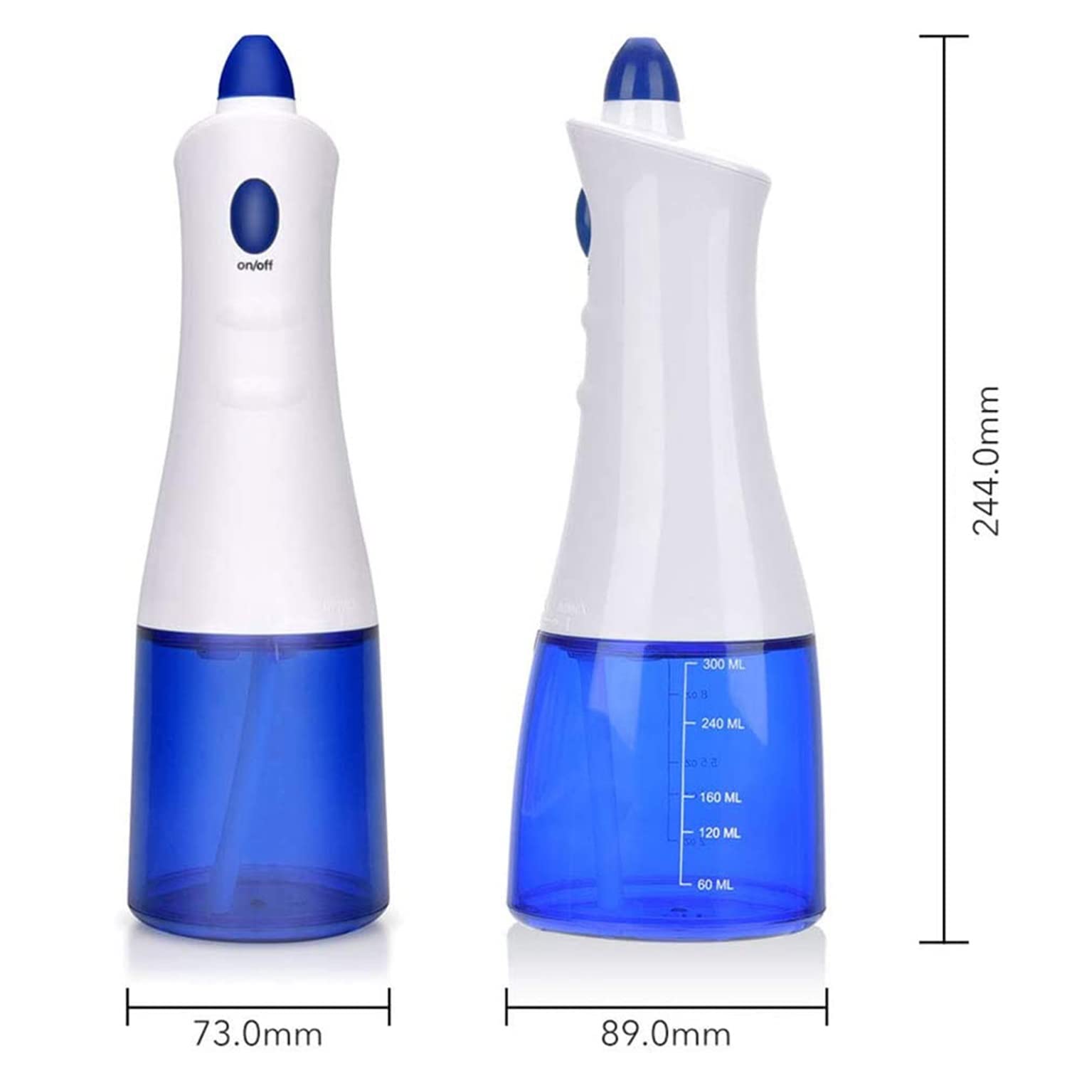 Electric Nasal Irrigator Portable Nose Cleaning Machine 300Ml Nasal Wash Cleaner with Two Spouts for Adults Children Prevent Allergic Rhinitis Pot Nasal Rinse