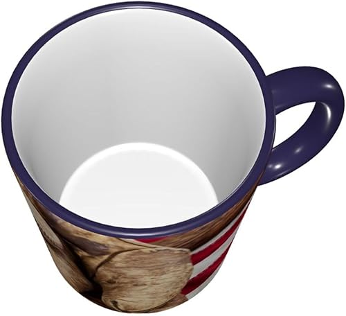 Miniatura 4 de vintage baseball glove american flag Coffee Mug Coffee Cups Ceramic with Handle,Tea Cups Mug tazas para cafe Drinking Cups Gifts for Women