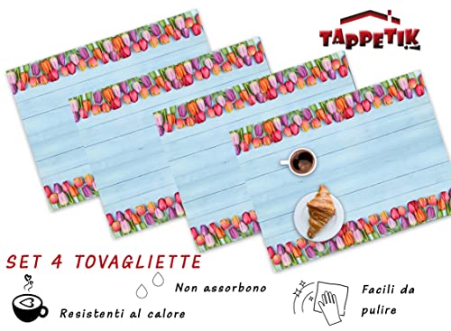 Set 4 tovagliette americane 33x45 cm, Diverse