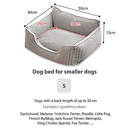 PETCUTE Cama Gato y Perros Pequeños,Camas para Perros,Ortopédica Cama para Perros de Espuma Viscoelástica con Funda extraíble,Sofá Cama para Mascotas Lavable y Antideslizante - imagen 4