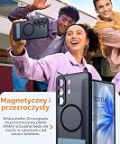 CANSHN Etui do Samsung Galaxy S26 Ultra,z podstawką stojakową,Czarny
