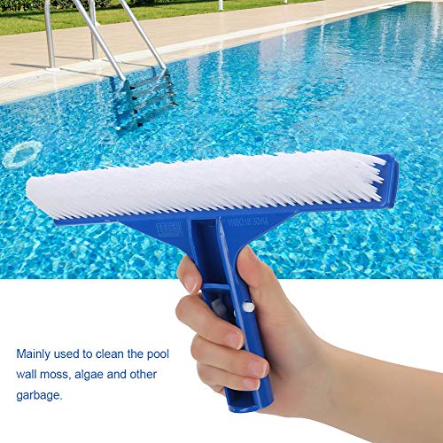 Jacksking Escova de limpeza de piscina, escova de piscina, escova de piscina de plástico para algas,
