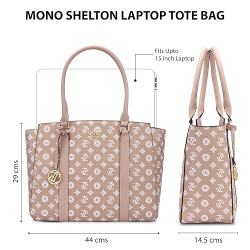Image of Lavie Signature Women's Mono Shelton Tote Bag | Tote Handbag for Work | Ladies purse | Stylish Shoulder Bag | Gift for Women