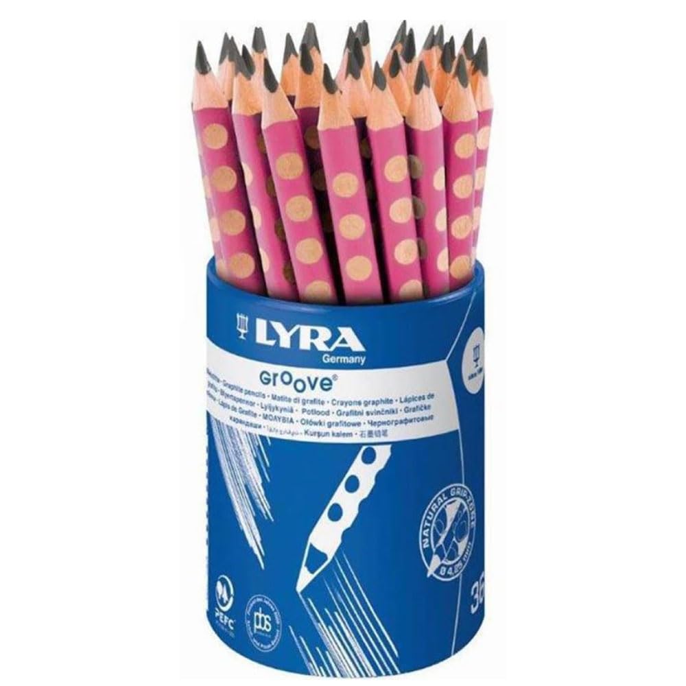Lyra Groove Jumbo Graphitstift, rosa lackiert, RD36