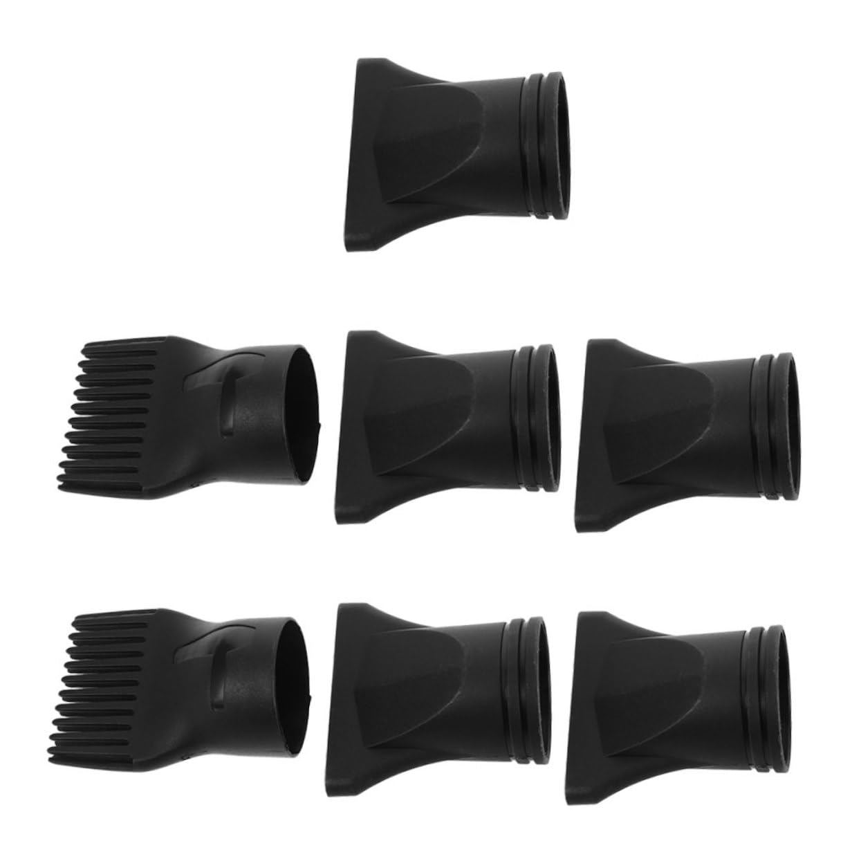 28 Pezzi Ugelli per Asciugacapelli in Plastica Becco Concentratore Stretto e Diffusore Piatto per Asciugatura Rapida Compatibili con Phon per e Domestico Accessori per Styling