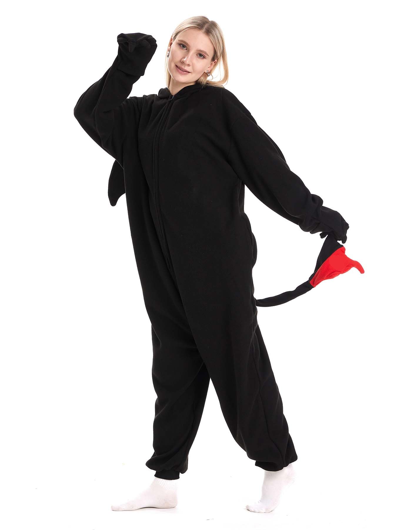 Disfraz de dragón de una pieza para mujeres y hombres, enterizo de animal para adultos, disfraz de Halloween, cosplay, ropa para el hogar