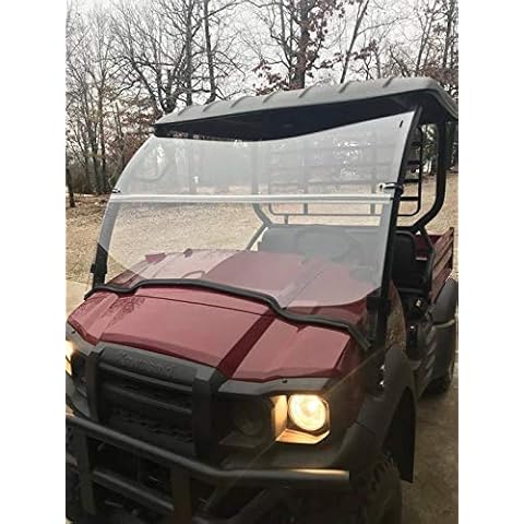 2017-Current Kawasaki Mule SX,SE 400 Clear Folding Windshield...A Full 1/4" THICK!! Cover