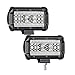 Produktbild WANYI 5 Inch 84W LED Arbeitsscheinwerfer, 12V/24V 8400LM 6000K IP67 Wasserdicht Zusatzscheinwerfer Spot Flood Combo Beam (2 Stück)