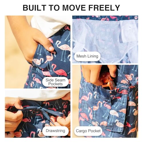 Image of Kanu Surf Boys' Avalon Quick Dry UPF 50+ Beach Swim Trunk