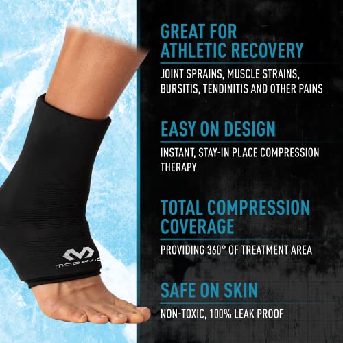 McDavid MD Flex Ice Therapy Ankle Comp Sleeve-Black-L/XL - image 2