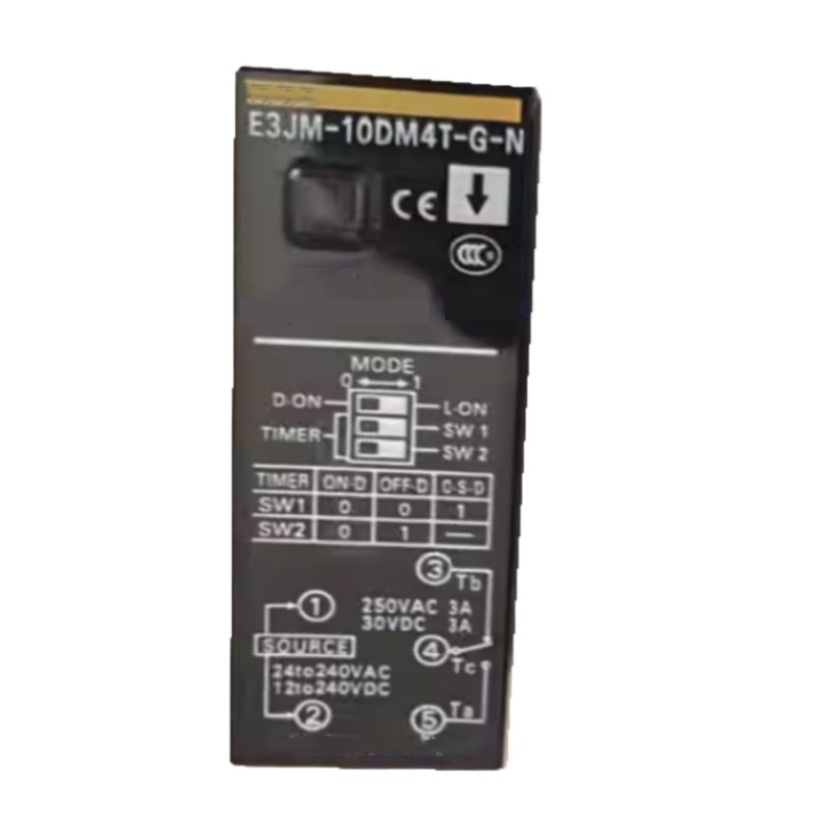 Capteur de commutation photoélectrique E3JM-10DM4-GN fin de course optique anti interférences