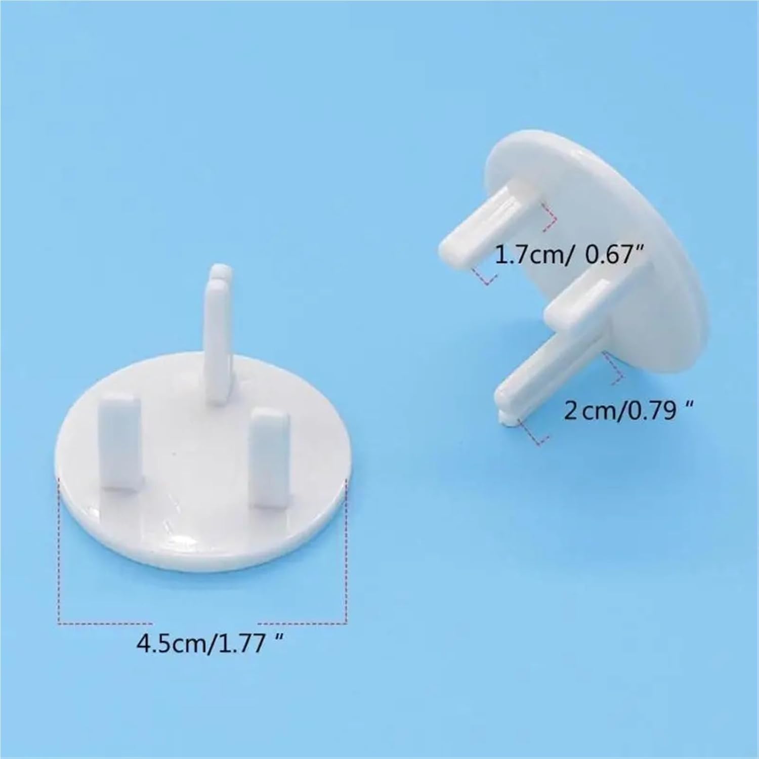 Outlet Plug Covers 40PCS Safety Electric Socket Outlet Plugs Protections Cover Anti Electric Shock