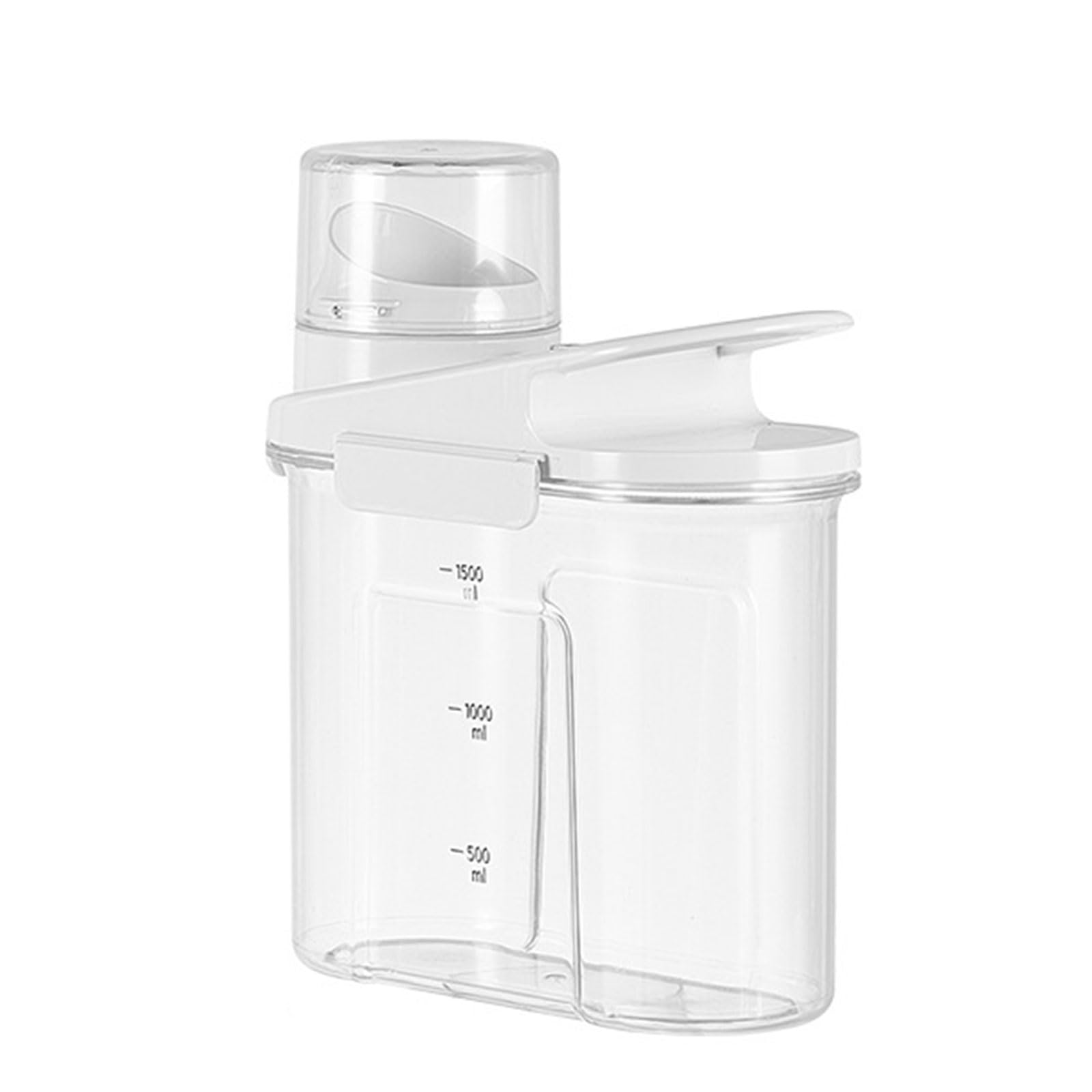 Xinsheinelry Food Organizers Clear Plastics Rice Bin with Sealed Rings Large Capacity Rice Bucket for Household Kitchen Transparents Food Jar