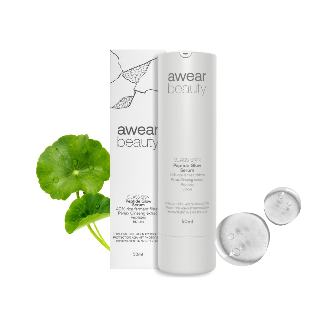 Glass Skin Peptide Glow Serum | | Stimulate collagen production | Protection against photoaging | 3 molecular weight hyaluronic acid | 50ml Glass Skin Peptide Glow Serum | | Stimulate collagen production | Protection against photoaging | 3 molecular weight hyaluronic acid | 50ml