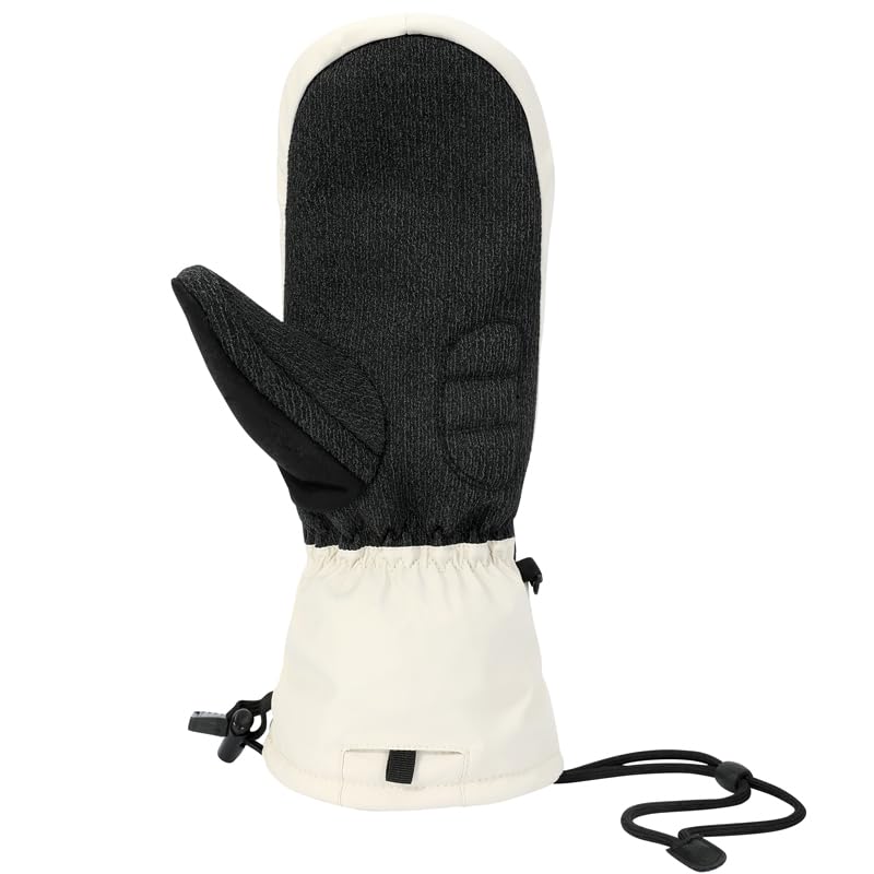 Harssidanzar Guanti snowboard uomo invernali impermeabili antivento KM061EU