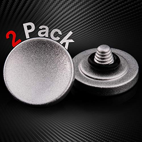 Image of Soft Shutter Release Button (2 Pack /Silver) High-end Concave Camera Shutter Button