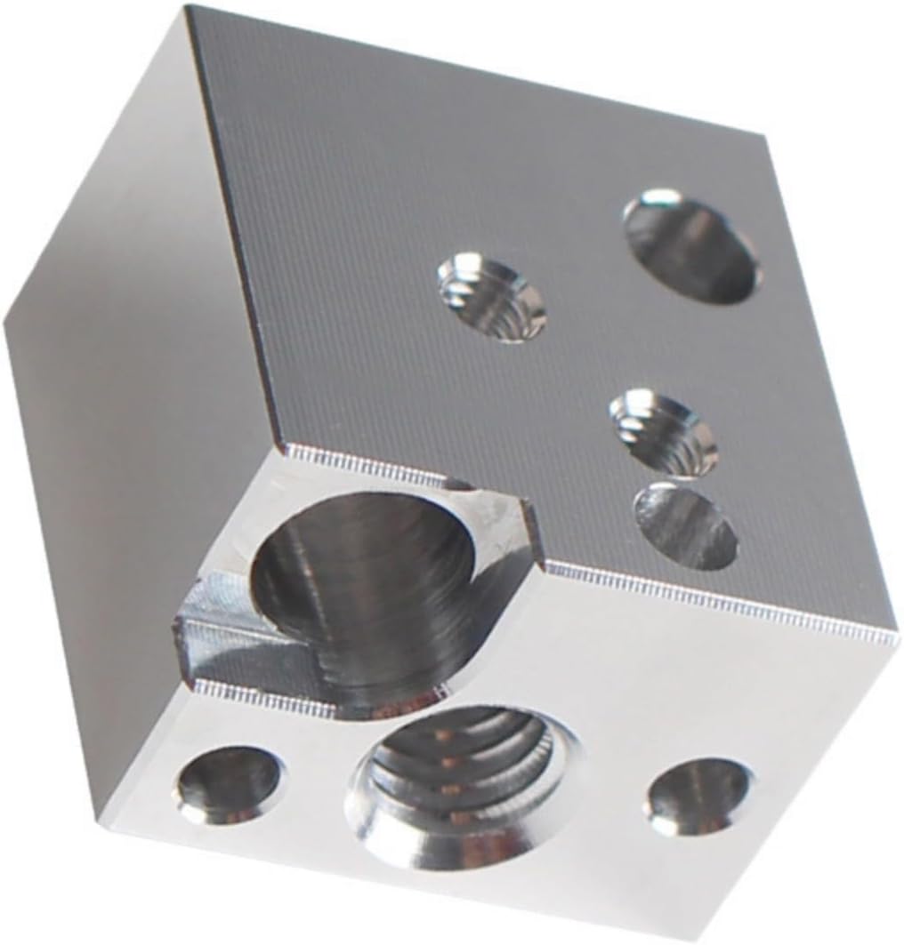High Efficiency Extruder Heating Block for Sovol SV07 3D Printer Extruder Hot End Block Durability Metal Heating Block