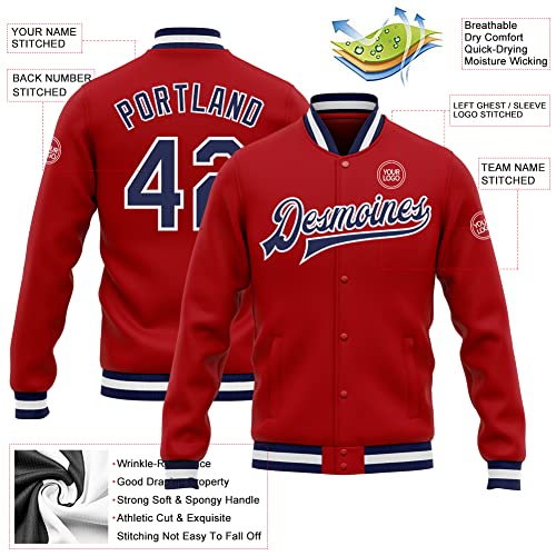 Custom Varsity Jackets, Personalized Team Jackets, Baseball Varsity Letterman Jackets, Stitched Name and Number S-5XL2