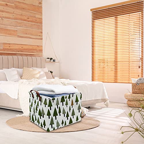 Image of Tree basket,Laundry Basket Green Hamper Fabric Laundry Hamper,for baby hamper Nursery Toy Organizer tree room decor,Christmas gift decor,Gift Basket (tree)