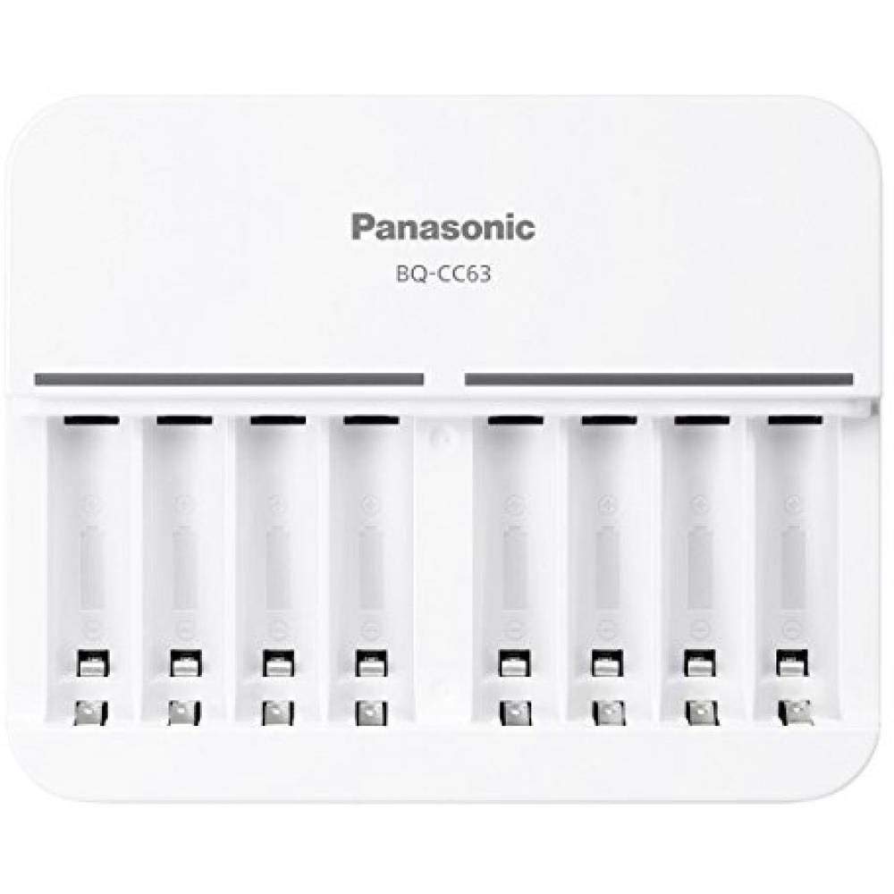 Panasonic eneloop ŁADOWARKA PANASONIC BQ-CC63 Cargador para 8 pilas LR6/LR03