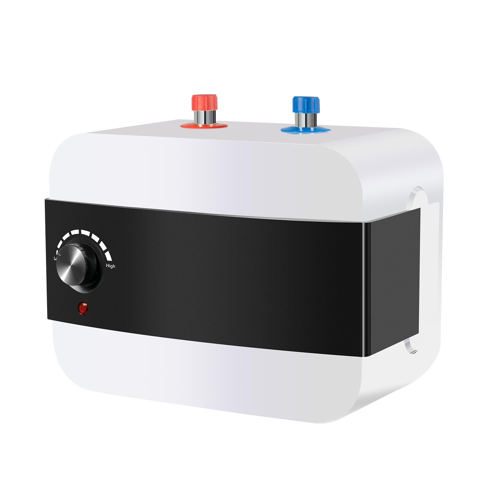 Scaldabagno da 6 l, serbatoio dell'acqua calda resistente alla pressione, scaldabagno elettrico 1500 W con temperatura regolabile 30 – 65 °C, protezione da surriscaldamento, protezione antincendio a