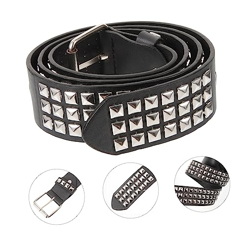 KESYOO Punk Belt Women's Fashion Jeans Waist Belt Buckle for Casual and Formal Occasions4