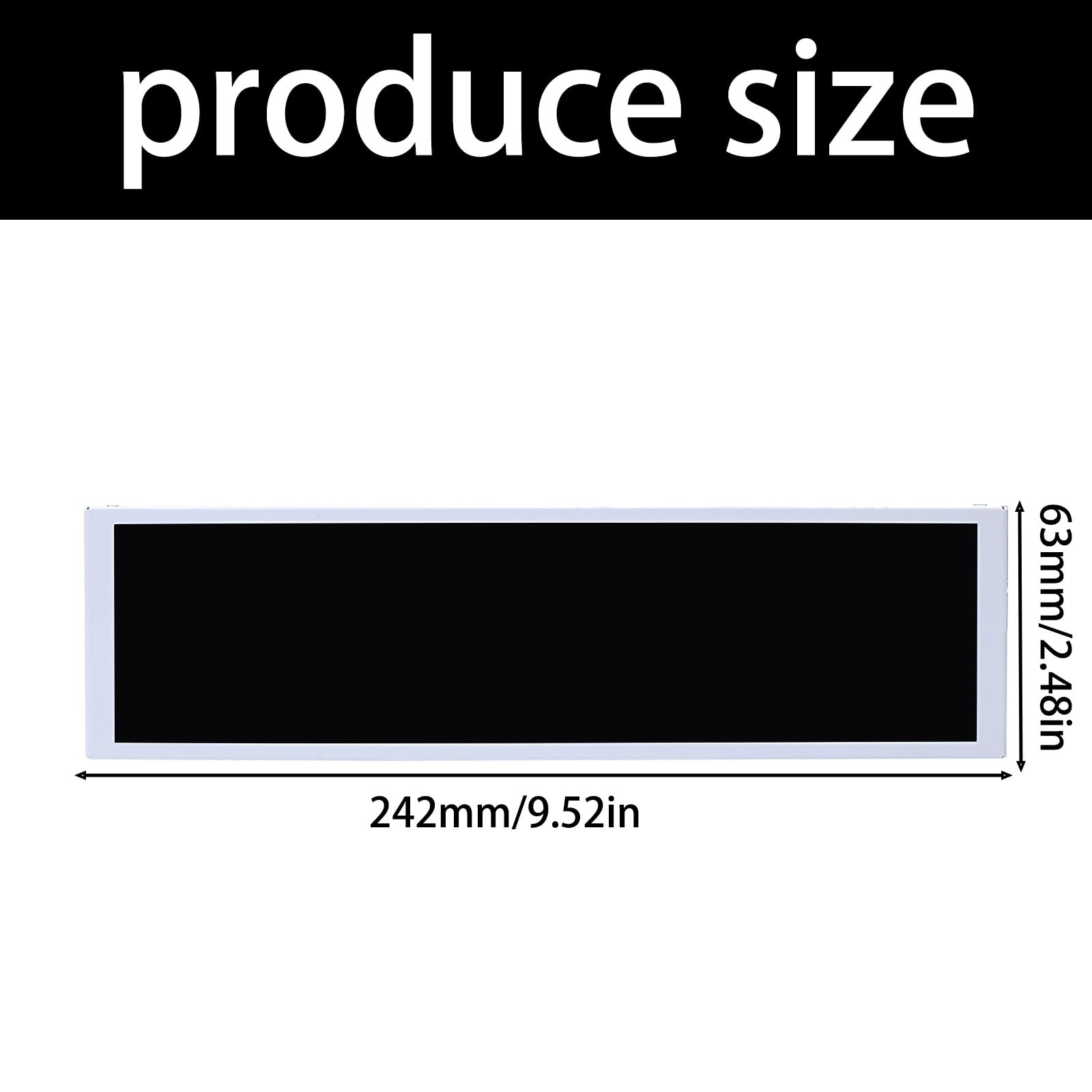 2. Schermo ausiliario interattivo sottile da 9,2 pollici per PC leggero Touch Control Visualizzazione dei dati Desktop Monitor Layout