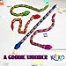 Kicko Wacky Wiggly Jointed Snakes, 15 Inches - Fun and Educational Plastic Toys for Kids - Teach and Improve Motor Skills - Perfect Fidget Party Favor for Boys & Girls - Pack of 12