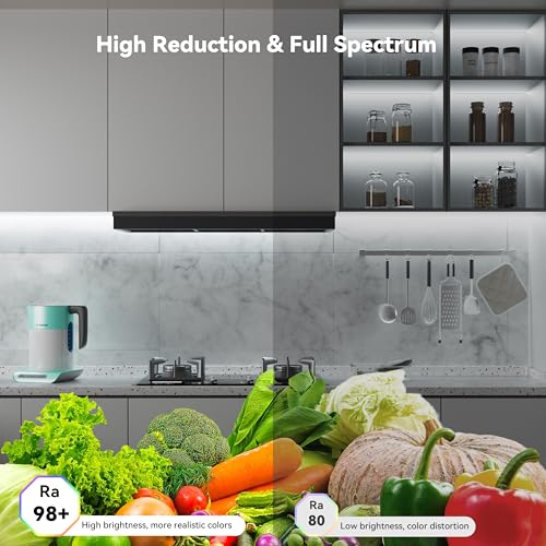 Image of PAUTIX COB LED Strip Light 32.8ft,LED Lights UL-Listed Daylight White 6000K Strip Lights with RF Remote,Dimmable Super Bright 24V Cool White Natural White LED Tape Lights,Cabinet Office Lighting