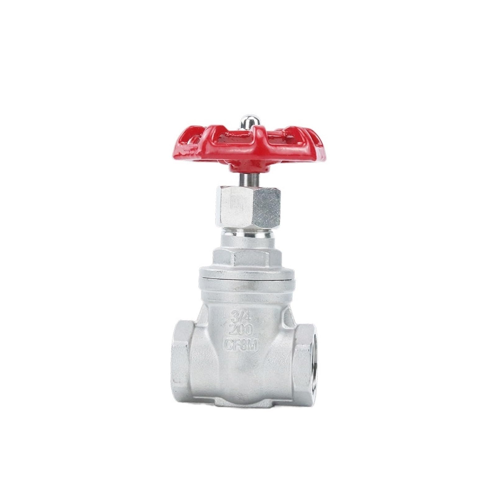 1/2 Y Quot 3/4 1 2 Rosca Hembra Acero Inoxidable SS304 Válvula De Compuerta DN15 DN20 DN25 DN32 DN40 DN50 Paso Directo .6Mpa Ahorro De Agua A Prueba De Fugas(DN40)