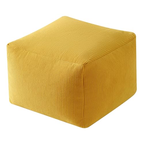 Thdsubb Funda de Puf Otomana Sin Relleno
