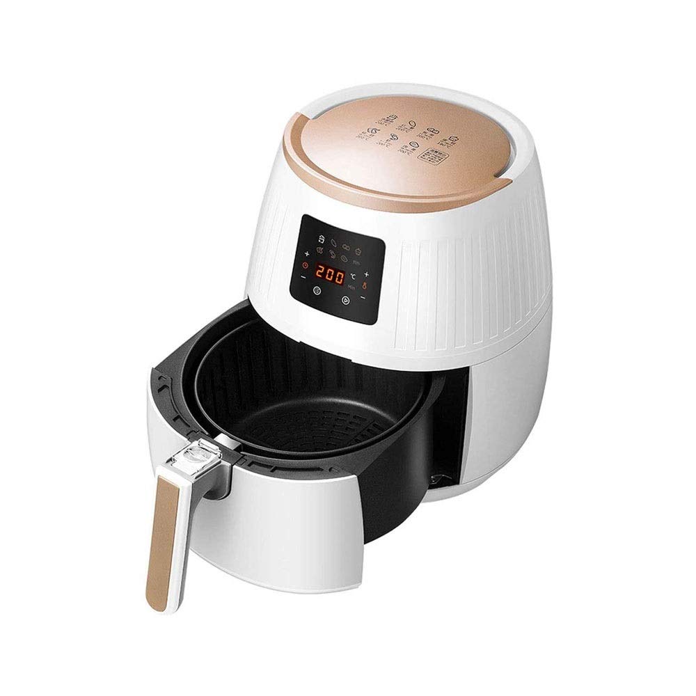 Friteuse Air, 3.6 Quart, 7 Préréglages, 1500W, Panier Amovible Friteuses Air Air avec LED Écran Tactile et contrôle Rapide