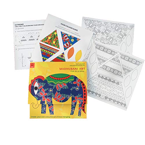 POTLI A bag of wonders DIY Educational Craft kit for Children I Hanging Paper Diya Making kit with Madhubani Art I Art and Craft for Girls and Boys I Birthday Return Gifts I Kids 6 + Years (B08KTTBXTN) Amazon Price History, Amazon Price Tracker