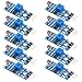 Gebildet 10pcs LDR Photosensitive Sensor Module 3 Pins 5MM Light Dependent Resistor Sensor Module Digital Light Detection LM393
