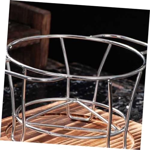 Support barbecue acier inoxydable et support réchaud camping extérieur porte-brûleur poêle