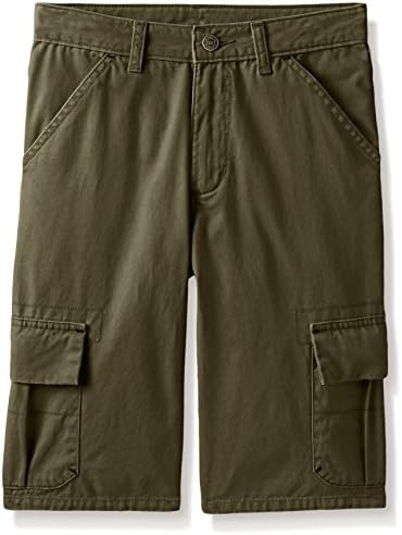 Wrangler Authentics boys Classic Cargo SHORTS, Olive, 16 US